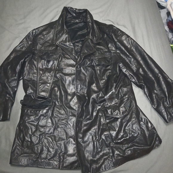 Heavy duty women's leather jacket - Picture 1 of 3